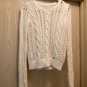 White Abercrombie & Fitch Sweater